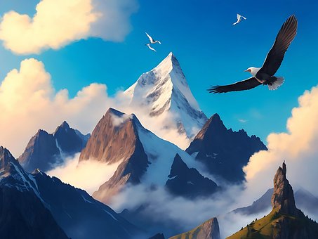 Free Ai Generated Eagle illustration and picture