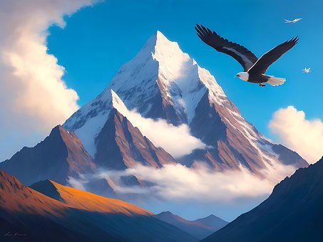 Free Ai Generated Eagle illustration and picture