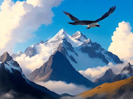 Free Ai Generated Eagle illustration and picture