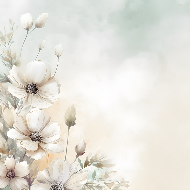 Ai Genereret, Blomster, Elfenben