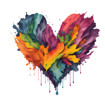 Ai Generiert, Natur, Herz, Regenbogen