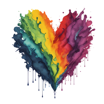 Ai Generiert, Natur, Herz, Regenbogen