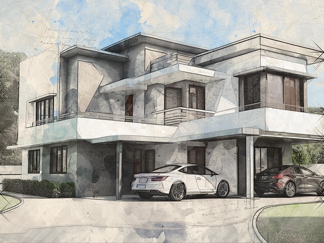 Free building architecture property illustration