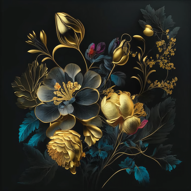 Flowers, Baroque, Fantasy Flowers