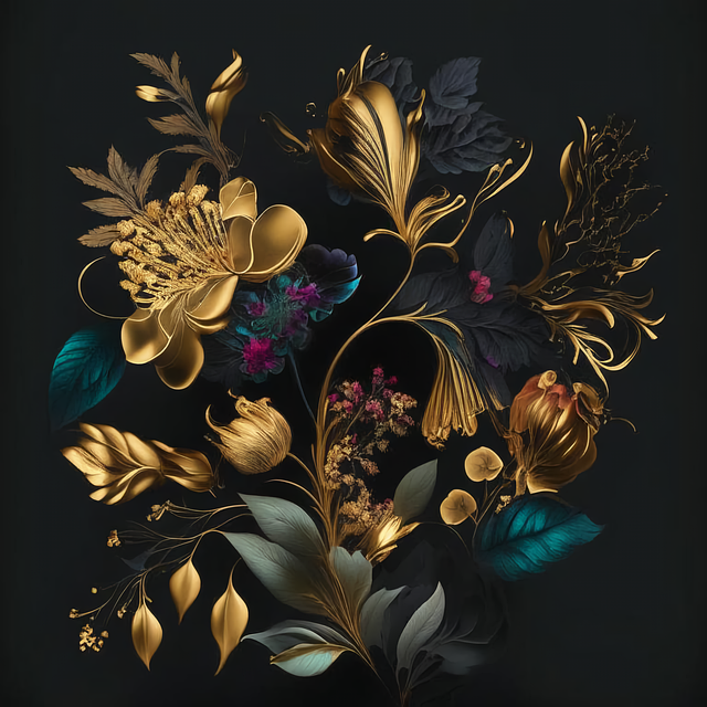 Flowers, Baroque, Fantasy Flowers