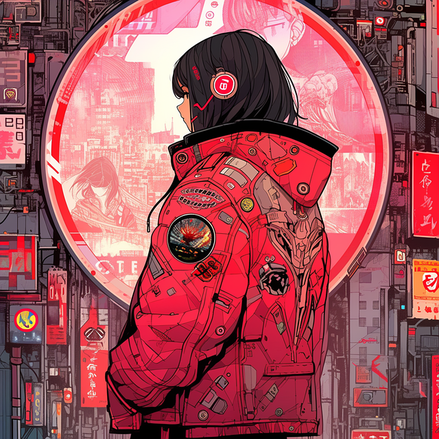 Download free HD stock image of Girl Woman Free girl woman jacket illustration