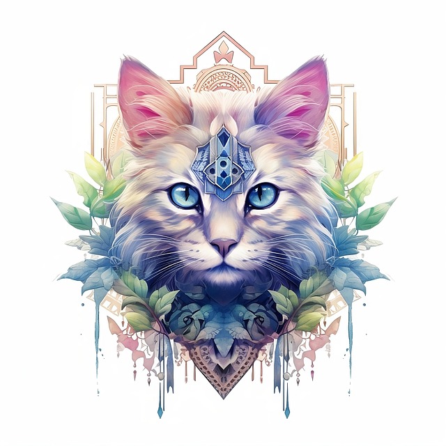 Download free HD stock image of Cat Feline Free cat feline pet illustration