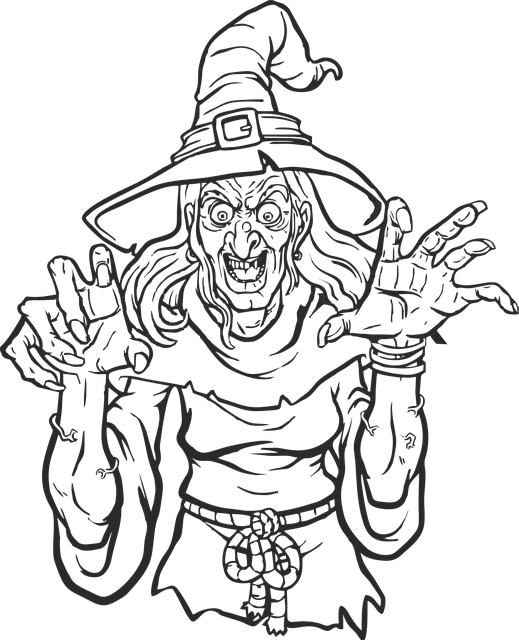 Free Witch Woman vector and picture