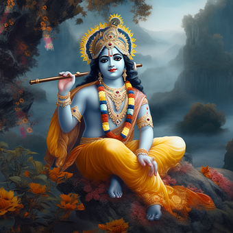 Free Lord Krishna Krishna illustration and picture