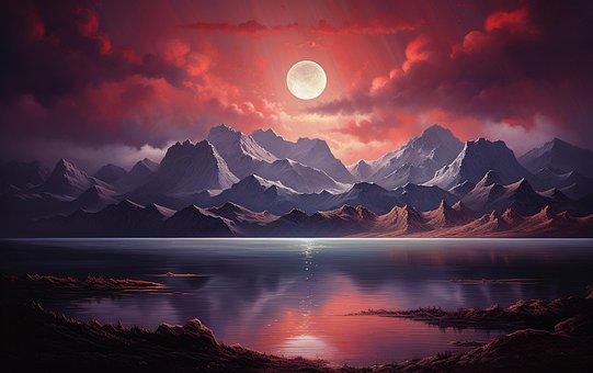 Free Ai Generated Night illustration and picture