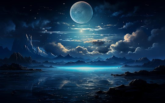 Free Ai Generated Night Sky illustration and picture