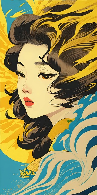 Free ai generated woman beauty illustration
