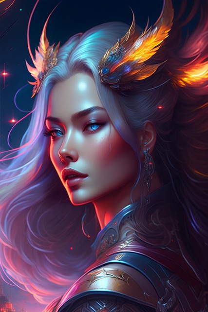 Free ai generated woman queen illustration