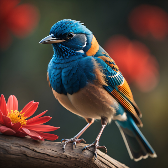 Download free HD stock image of Ai Generated Bird Free ai generated bird feathers illustration