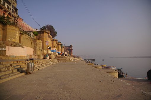Varanasi, Banara'S, India, Ganga
