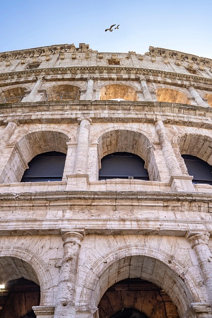 Rome, Coliseum, Oud, Mijlpaal