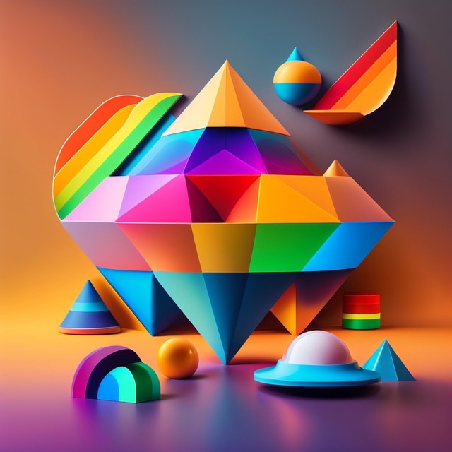 Free ai generated abstract colorful illustration