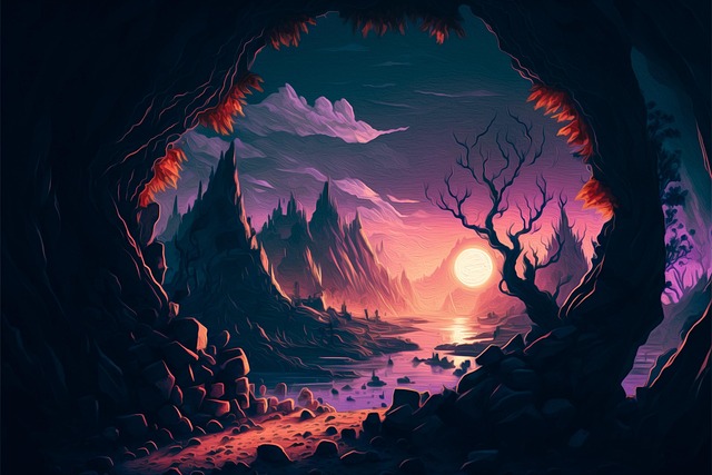 Free ai generated gate portal illustration