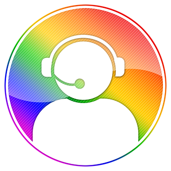 Free Call Center Headset illustration and picture