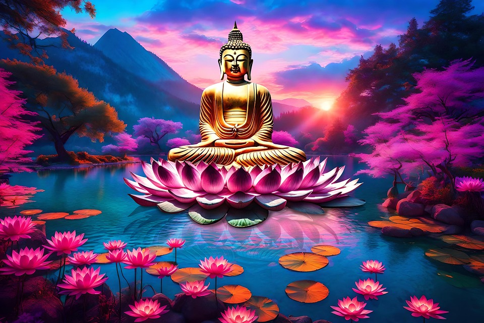 Download Buddha, Gold, Gold Buddha. RoyaltyFree Stock Illustration