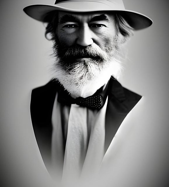 Free ai generated man author illustration