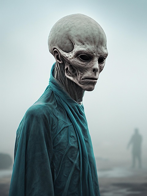 Download free HD stock image of Ai Generated Alien Free ai generated alien creature illustration