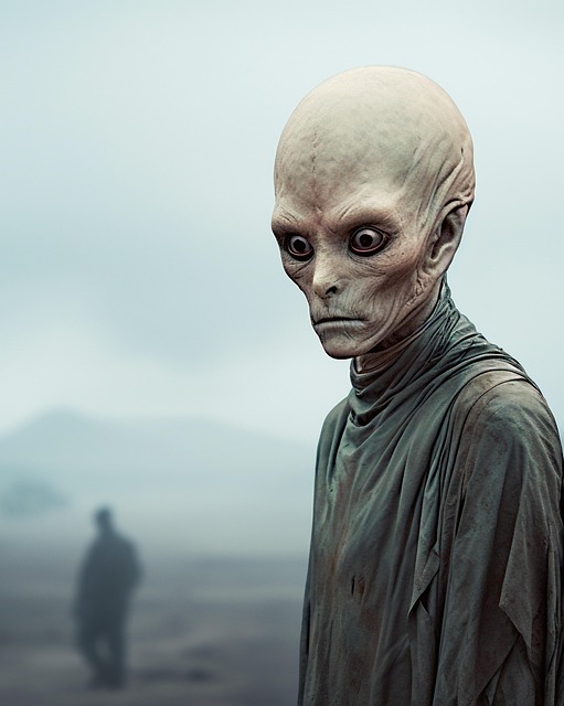 Download free HD stock image of Ai Generated Alien Free ai generated alien creature illustration