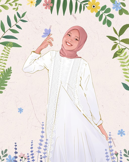 Pike, Kvinner, Potrait, Hijab, Muslim