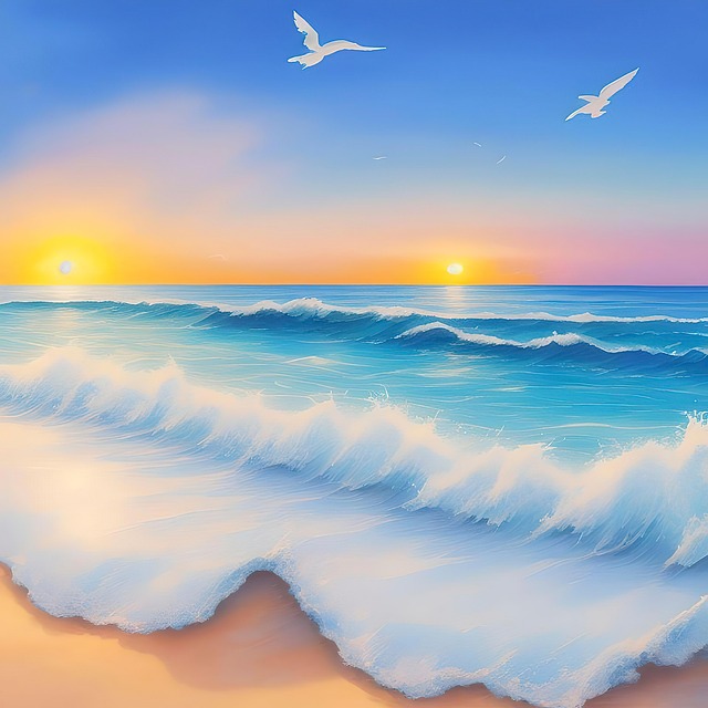 Free Ai Generated Ocean illustration and picture