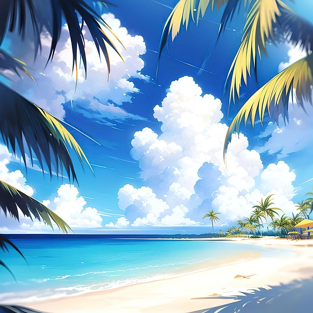 Free Paradise Island illustration and picture