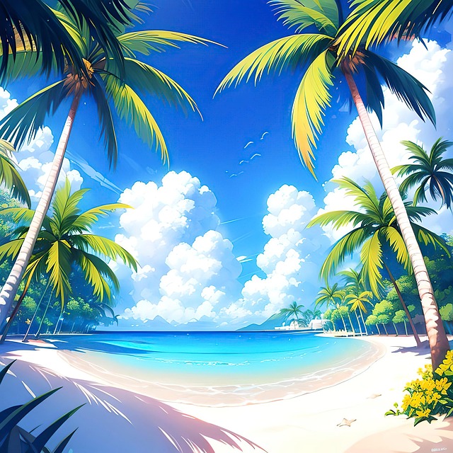 Free Paradise Island illustration and picture