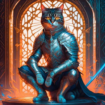 Free Ai Generated Cat illustration and picture