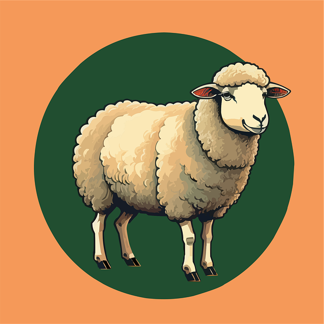 Free sheep mammal cartoon vector