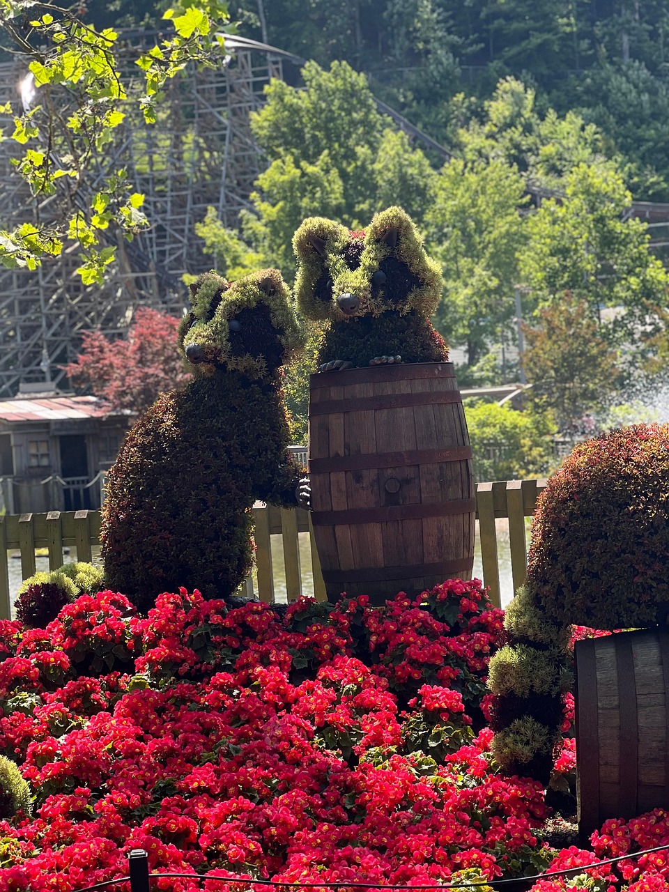 Figure Of Raccoons Garden Flower - Free photo on Pixabay - Pixabay