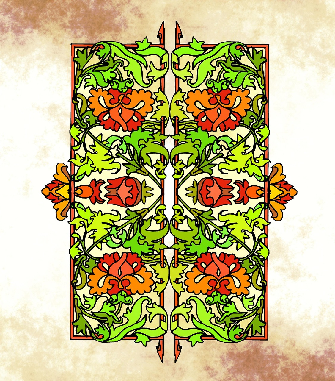 Download Pattern, Design, Tapestry. RoyaltyFree Stock Illustration
