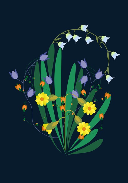 Blumen, Strauß, Geäst, Pflanzen, Flora