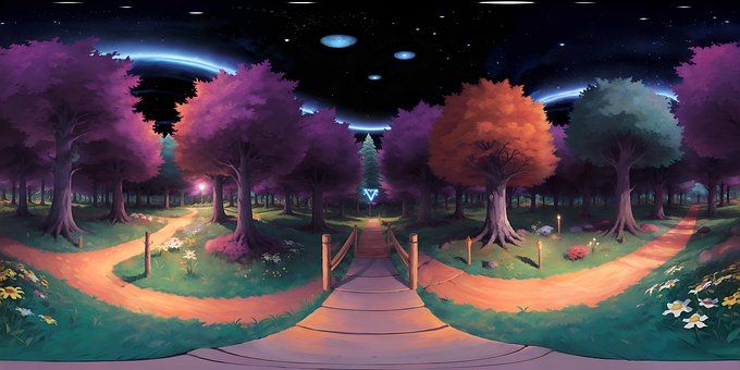 Free Ai Generated Trees illustration and picture