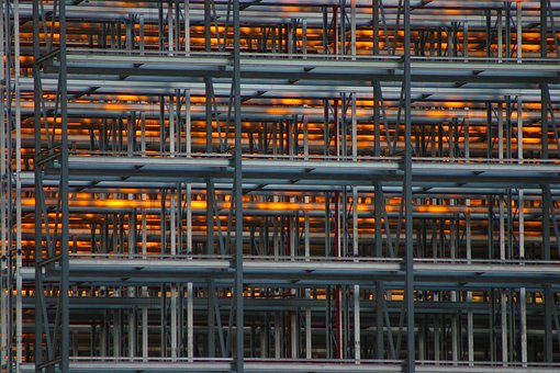 Free Steel Construction Sunset photo and picture
