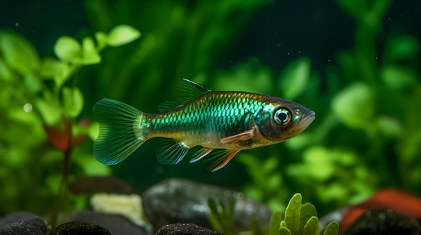 Free Emerald Dwarf Rasbora Fish photo and picture
