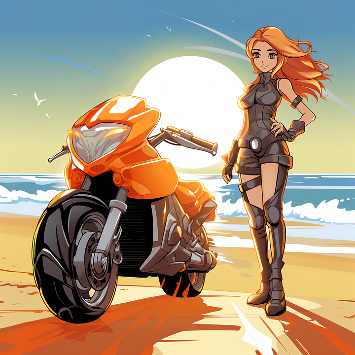 Download Ai Generated, Girl, Rider. Royalty-Free Stock Illustration ...