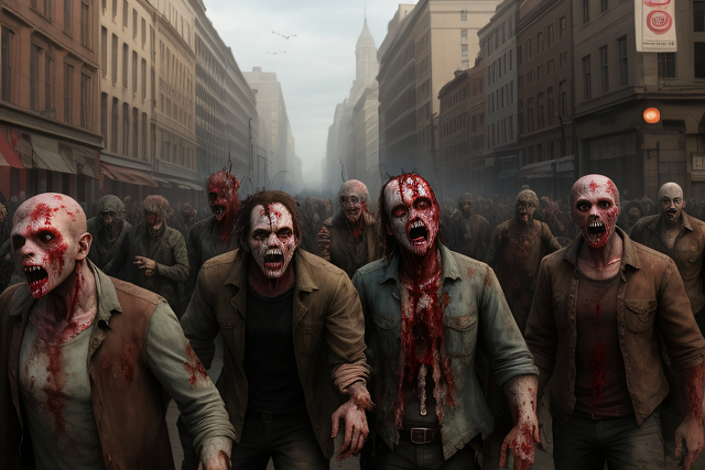 Free zombies 8k wallpaper ghost illustration