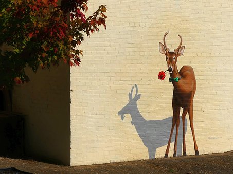 Free Deer Painting photo and picture