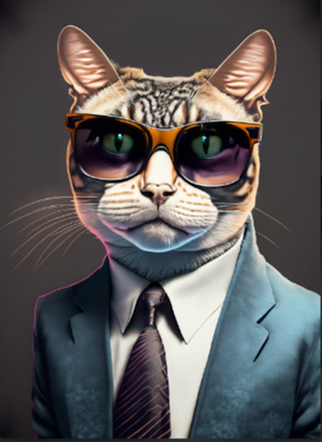 Free Male Cat Cat illustration and picture