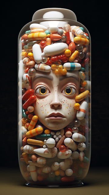 Free ai generated human medicine illustration