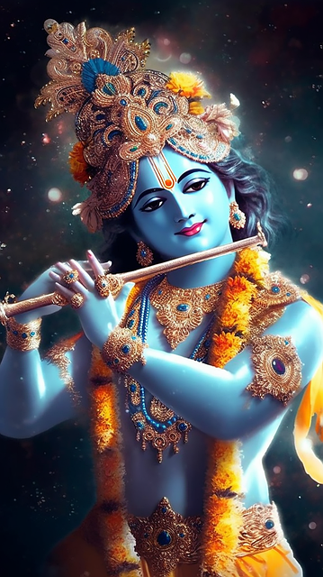 Free Idol Krishna illustration and picture