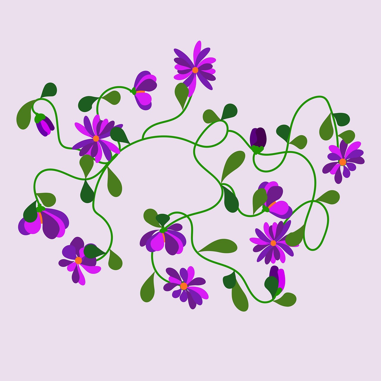 Download Flowers Buds Plant Royalty-Free Stock Illustration Image - Pixabay