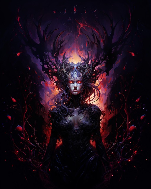 Download free HD stock image of Evil Witch Free evil witch halloween illustration