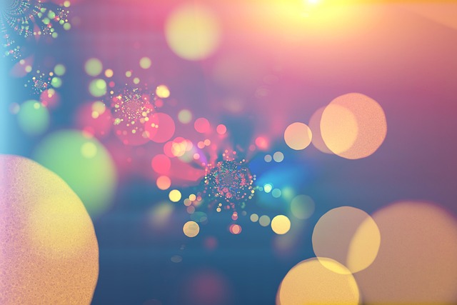 Free lens flare light reflections bokeh illustration