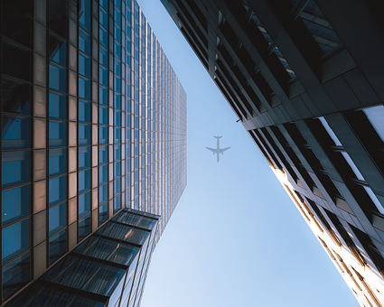 Free Buildings Plane photo and picture