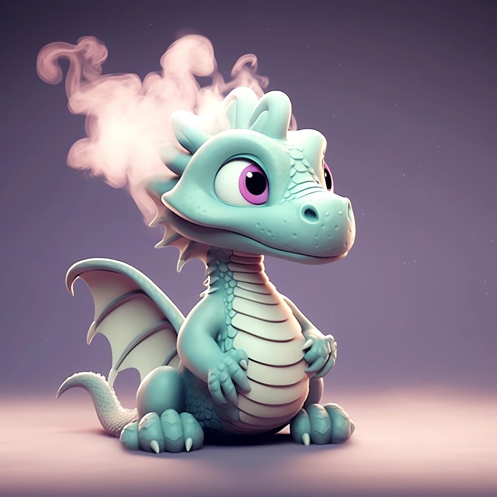 Download Ai Generated, Baby Dragon, Dragon. Royalty-Free Stock